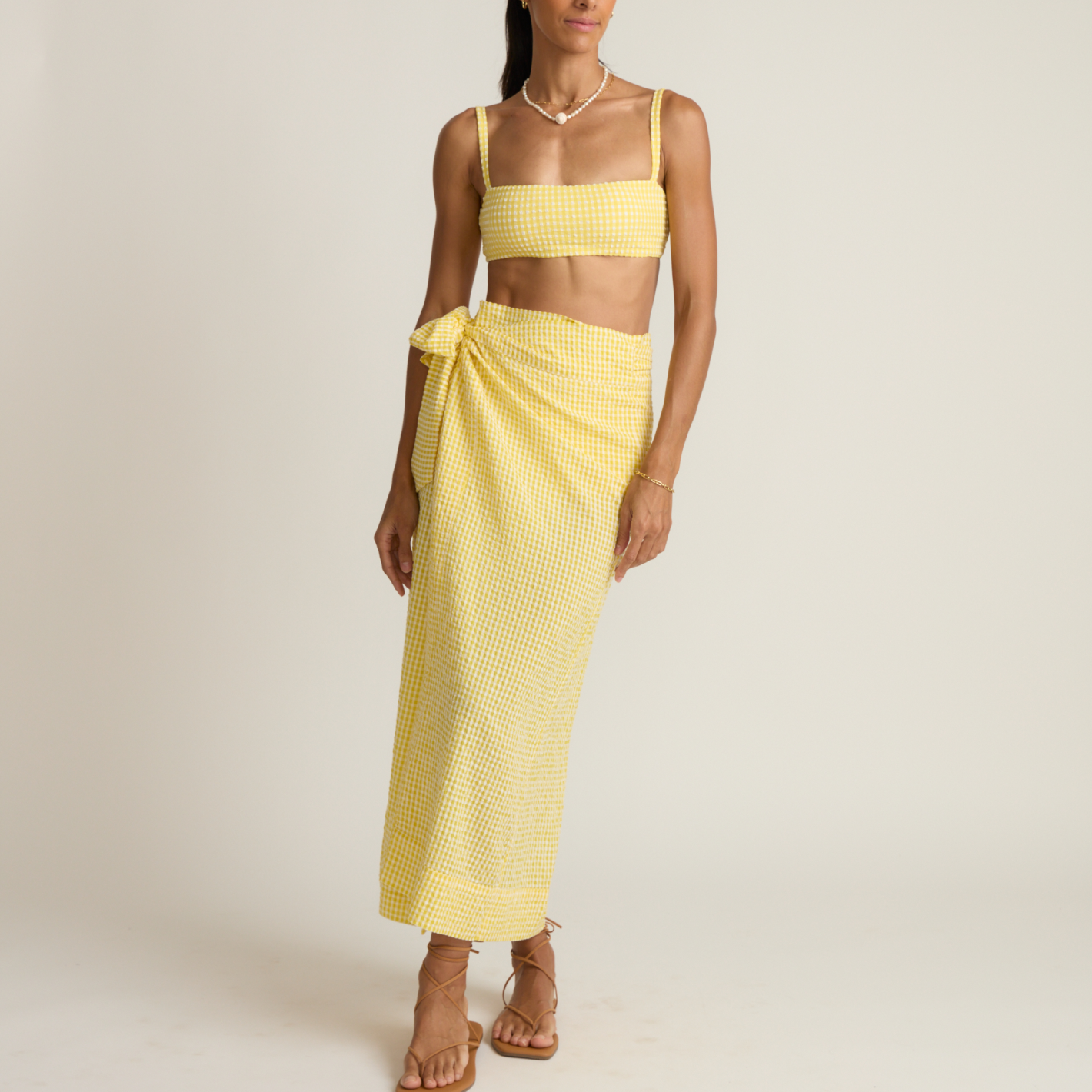 Women’s Soleil Gingham Pareo