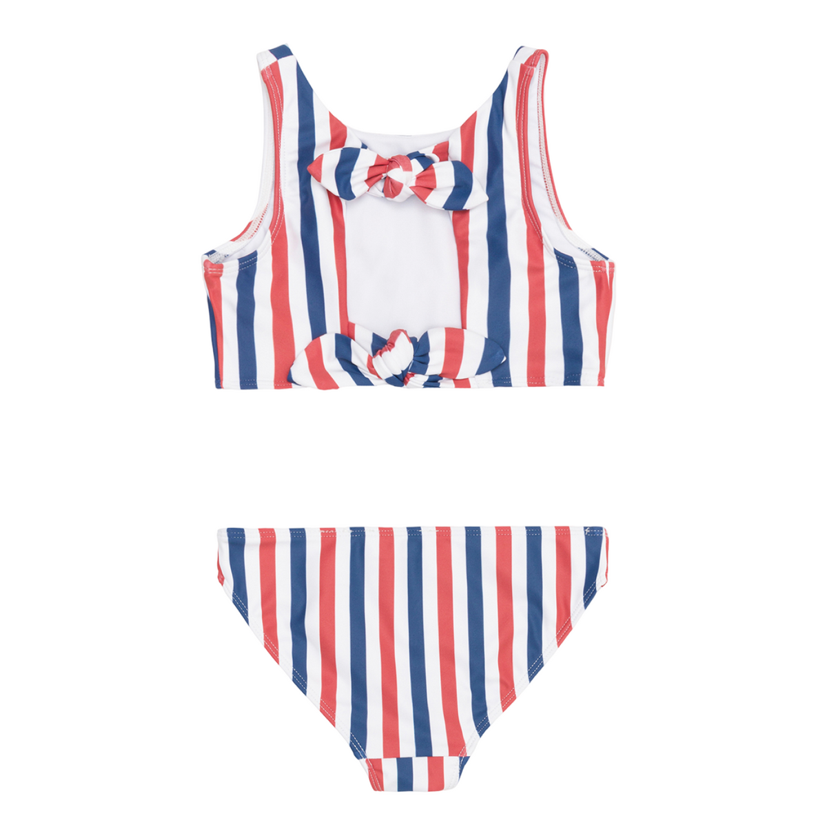 Girl’s Surfrider Stripe Double Tie-Knot Bikini