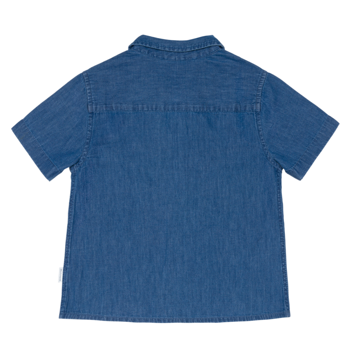 Boys’ Chambray Short Sleeve Button Down Shirt