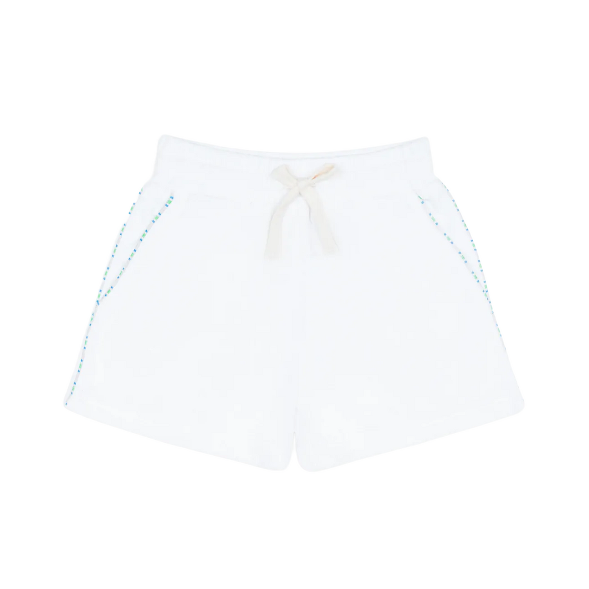 Boys’ Shell White French Terry Short
