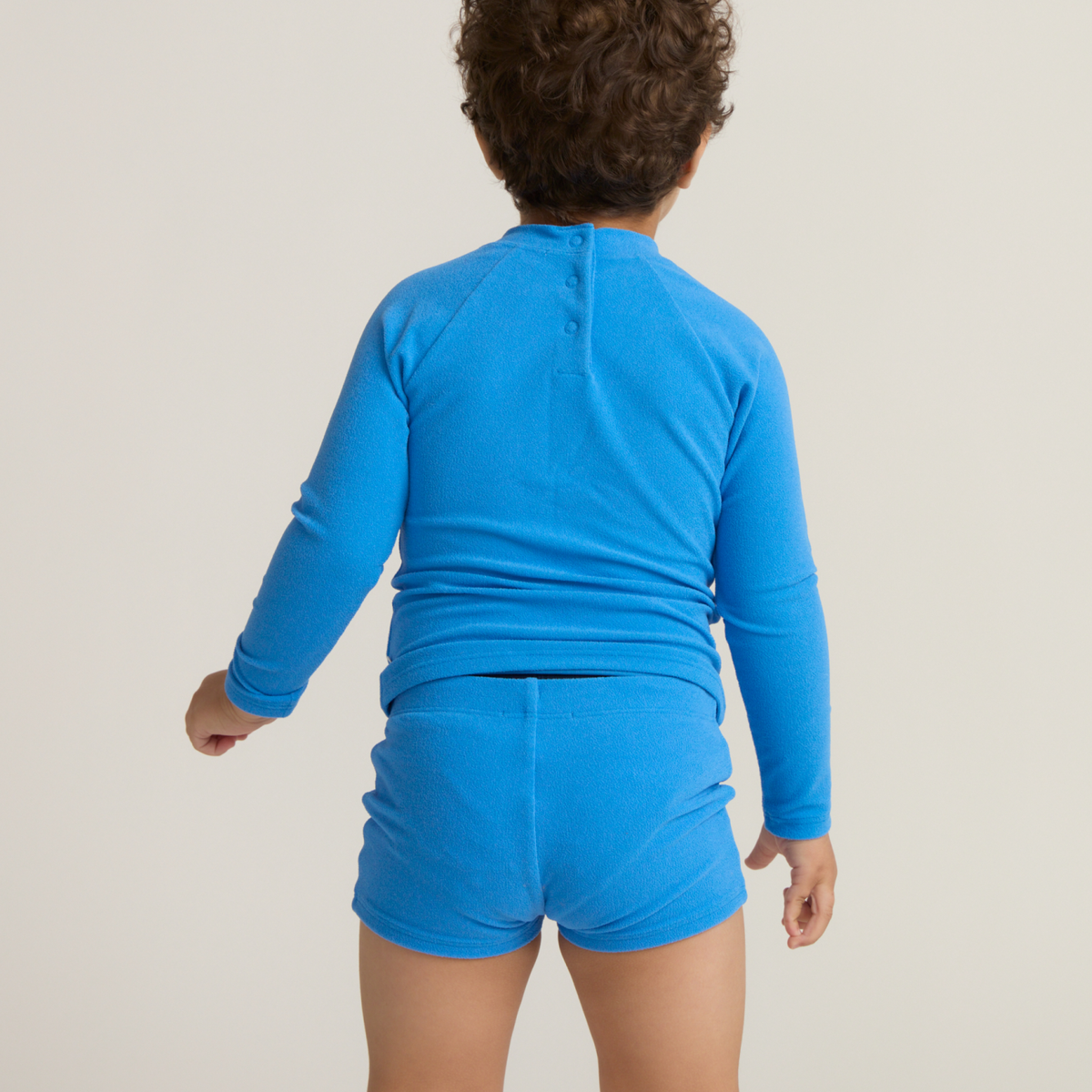 Unisex Deep Sea Blue Terry Rashguard