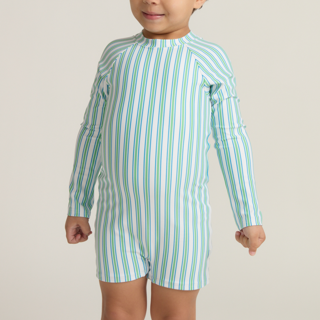 Unisex Tamarin Stripe Rashguard One Piec