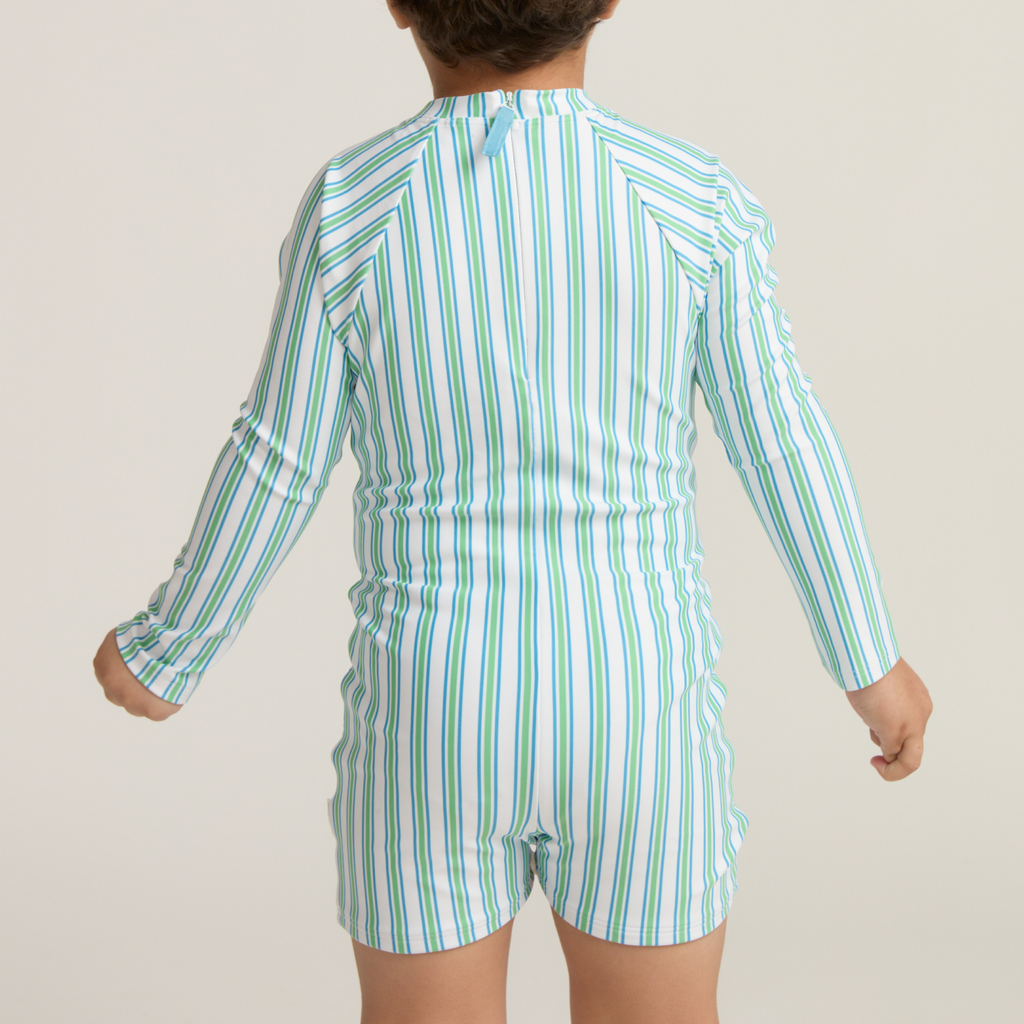 Unisex Tamarin Stripe Rashguard One Piec