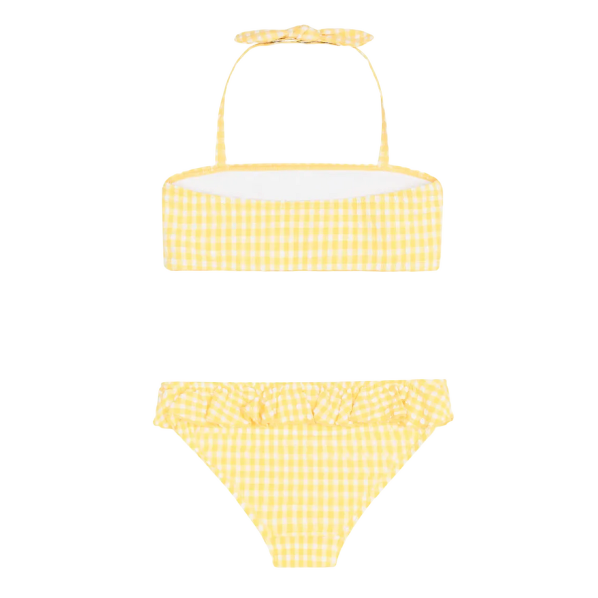 Girl’s Soleil Gingham Halter Bikini