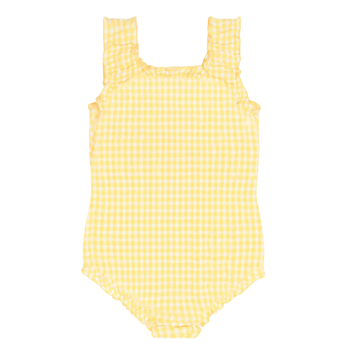 Girl’s Soleil Gingham Scoop Neck One Piece