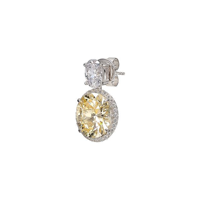 Canary Celestial Halo Earrings