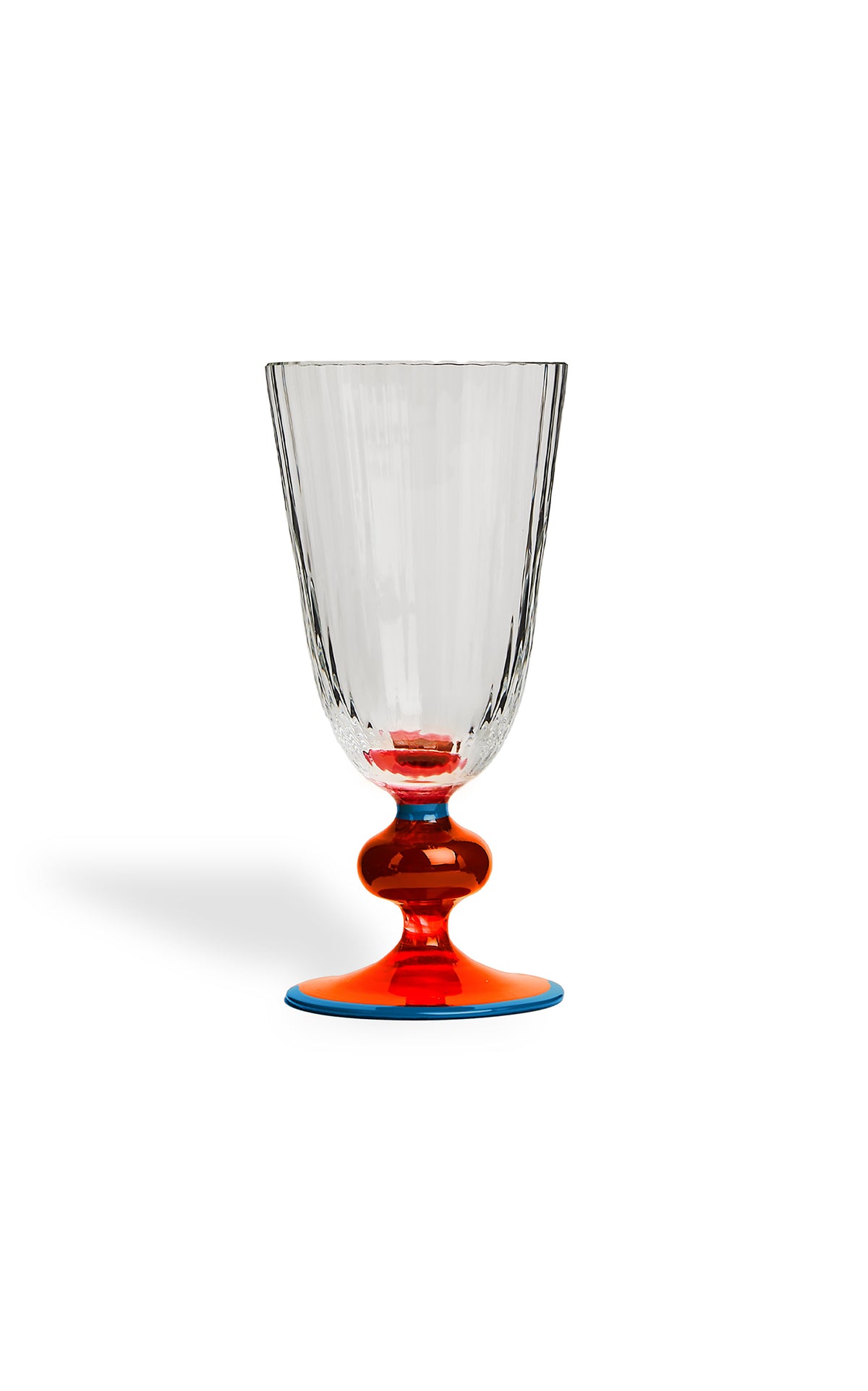 Perfetto Wine Glasses in Mix Multicolor, Set of 8