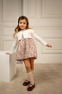 Gabriela Dress in Scarlet Garden