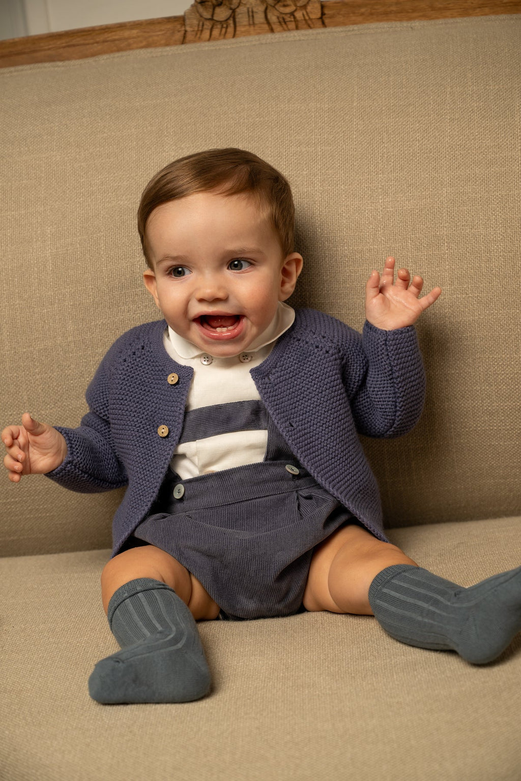 Jules Cardigan in Deep Navy
