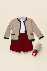 Daniel Cardigan in Taupe