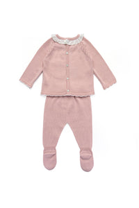 Isabella Baby Set in Rose Petal