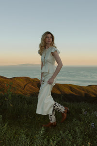 OTM Exclusive: Shelley Top in Ivory Basketweave