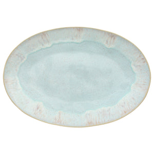 Eivissa Collection Oval Platter 18" in Sea Blue