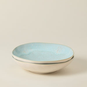 Eivissa Collection Pasta Bowls in Sea Blue, Set of 6