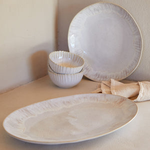Eivissa Collection Pasta/Serving Bowl in Sand Beige