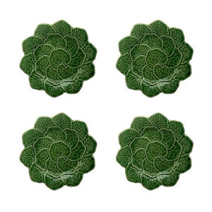 Geranium Dessert Plate 22", Set of 4