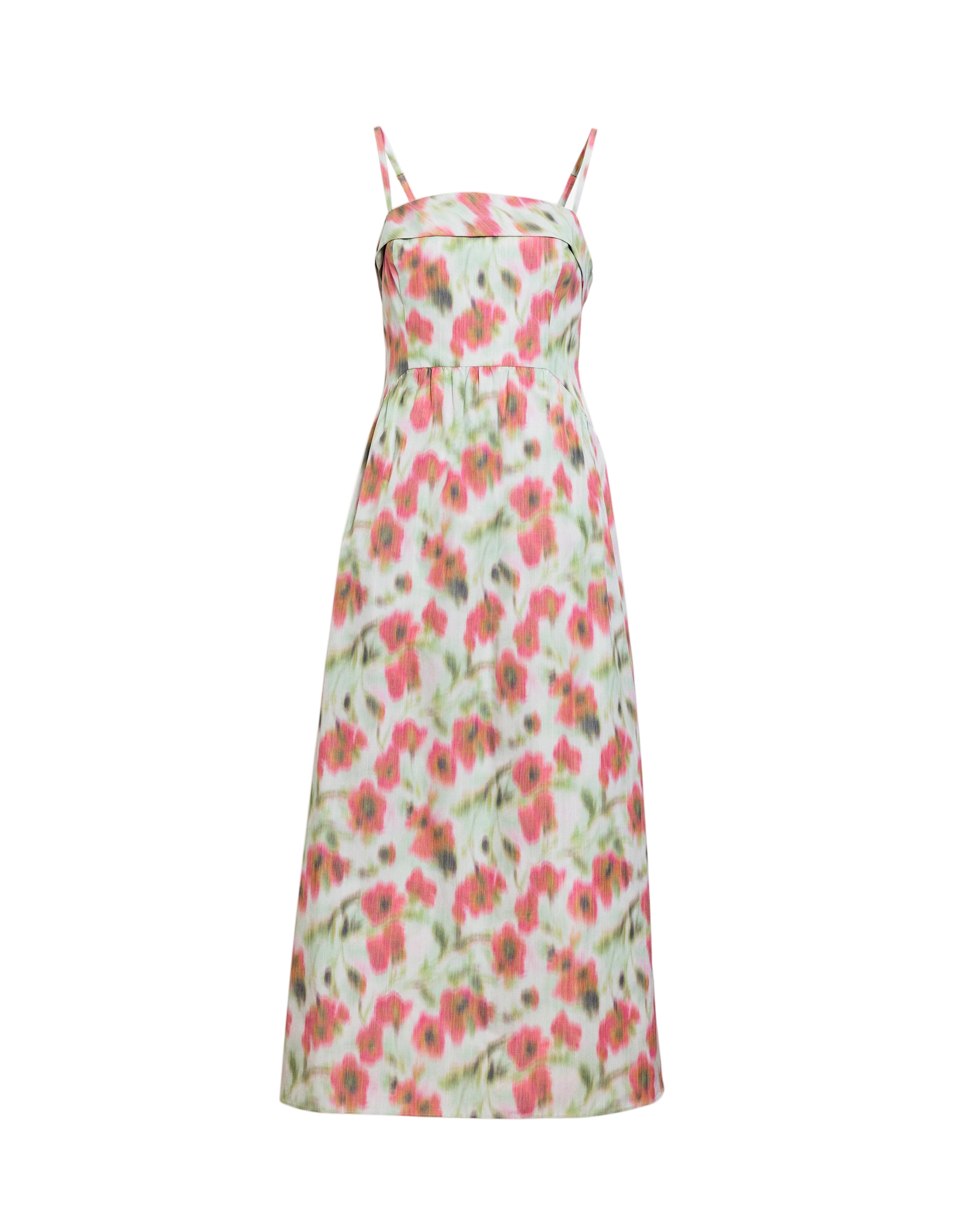 Gigi Dress in Pistachio Multi