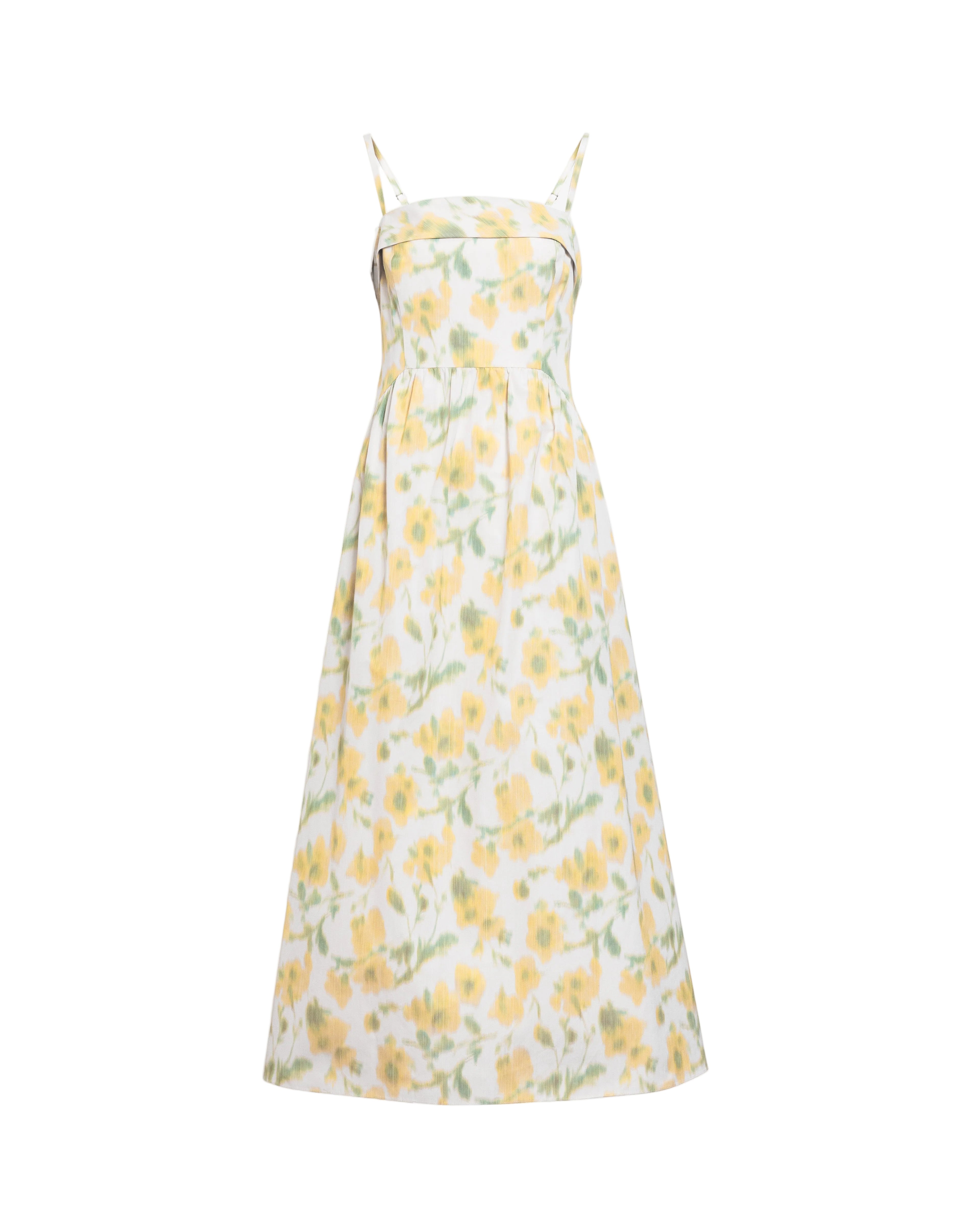 Gigi Dress in Butter Multi