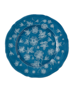 Floral Charger Petrol by Ginori 1735