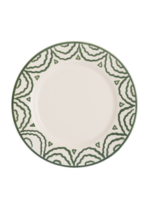 Late Afternoon Green Tabla Dinner Plate