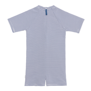 Unisex Harbor Stripe Short Sleeve Rashguard One Piece
