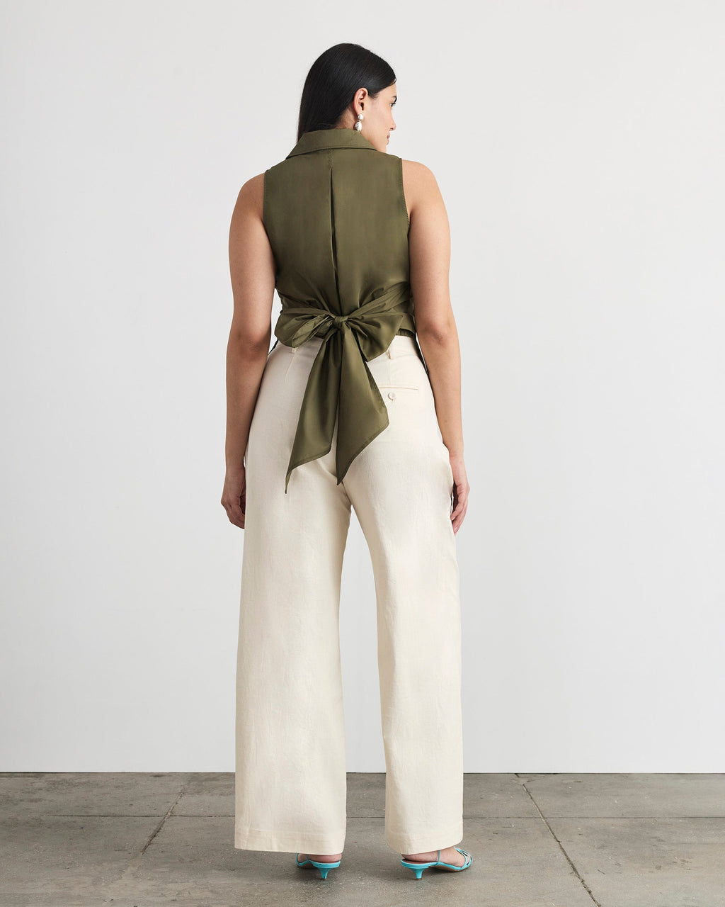 Hannah Top in Fern