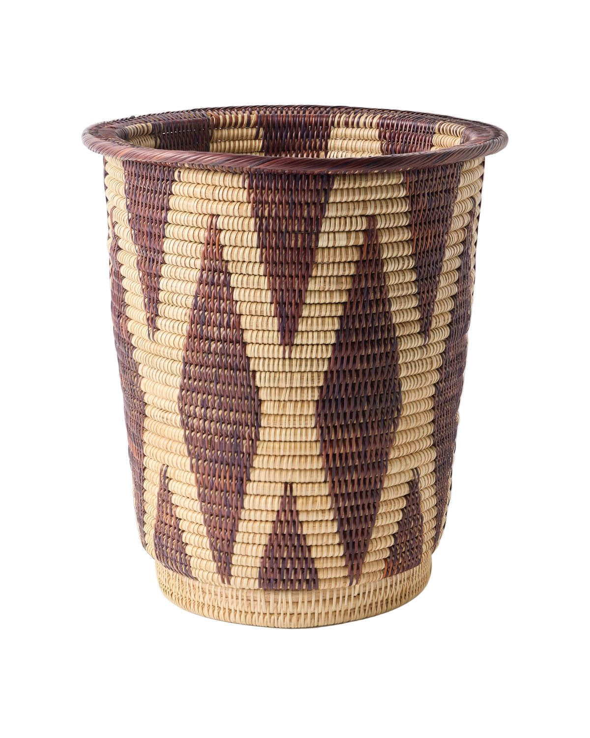 Woven Marrone Wastepaper Bin