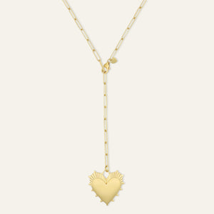 Long Link Lariat Starter Necklace