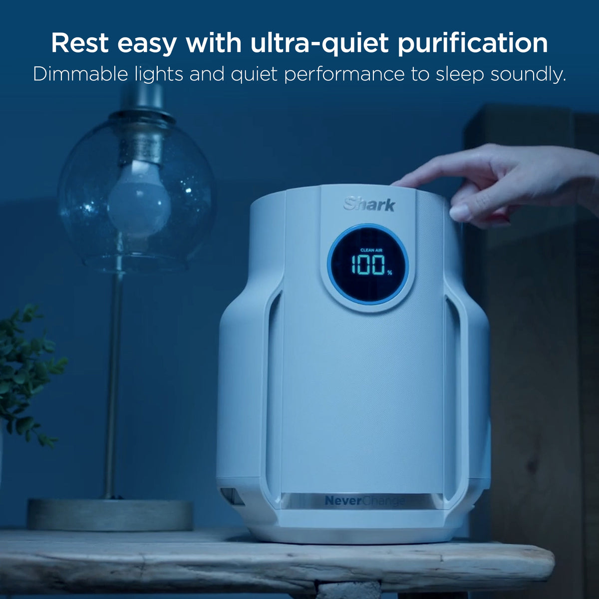 NeverChange Compact Pro Air Purifier in Quartz