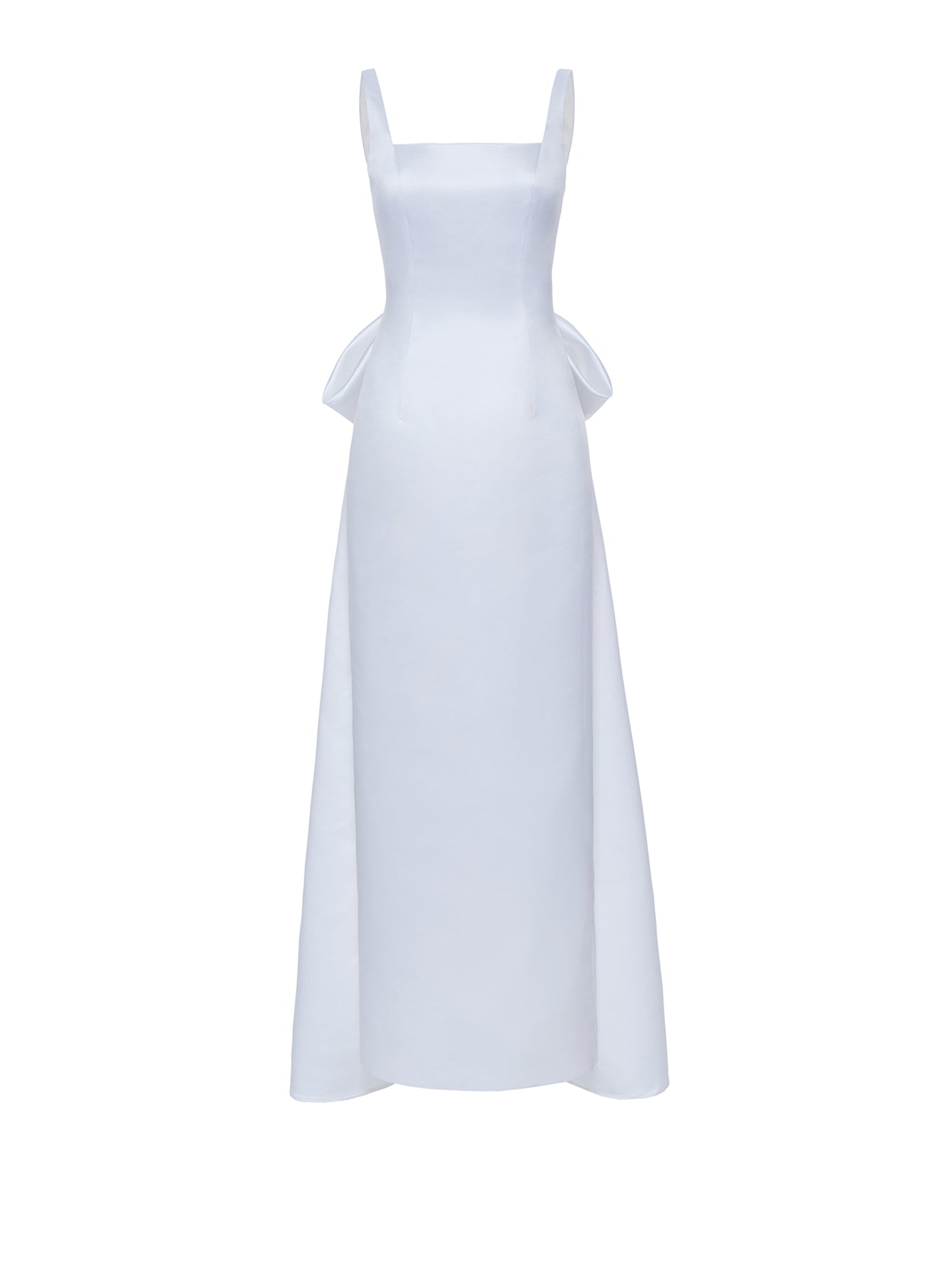 Shannon Gown Pale Blue Duchesse Satin