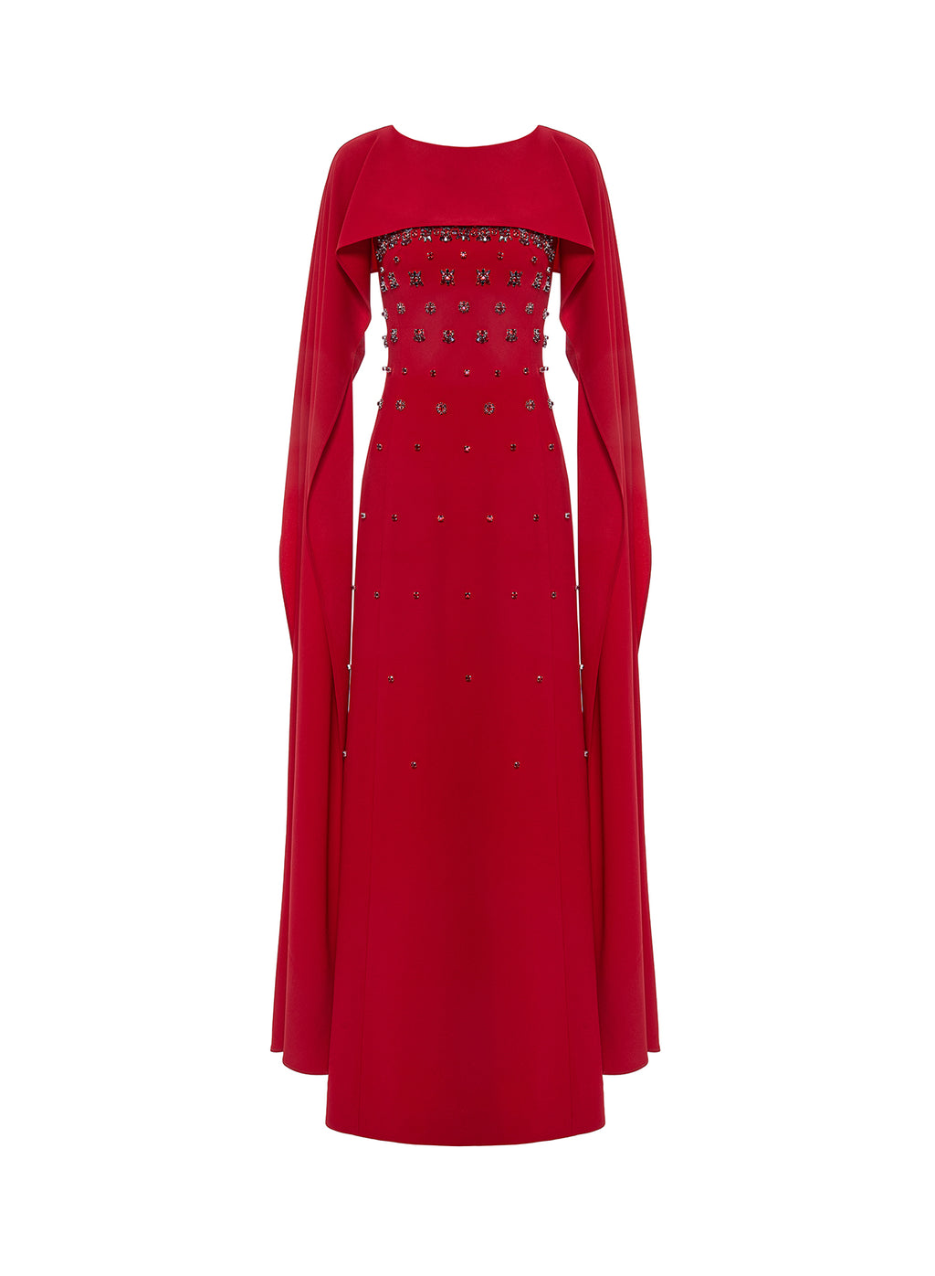 Luanne Gown Red Embellished Sable
