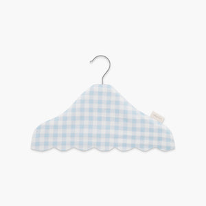 Children's Hanger in Blue Gingham backside