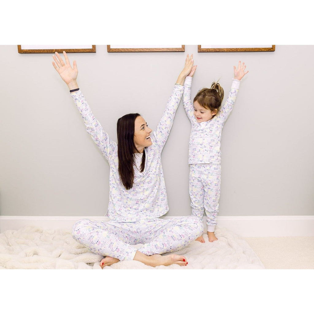 Hanukkah Women's Button Front Pajama Set
