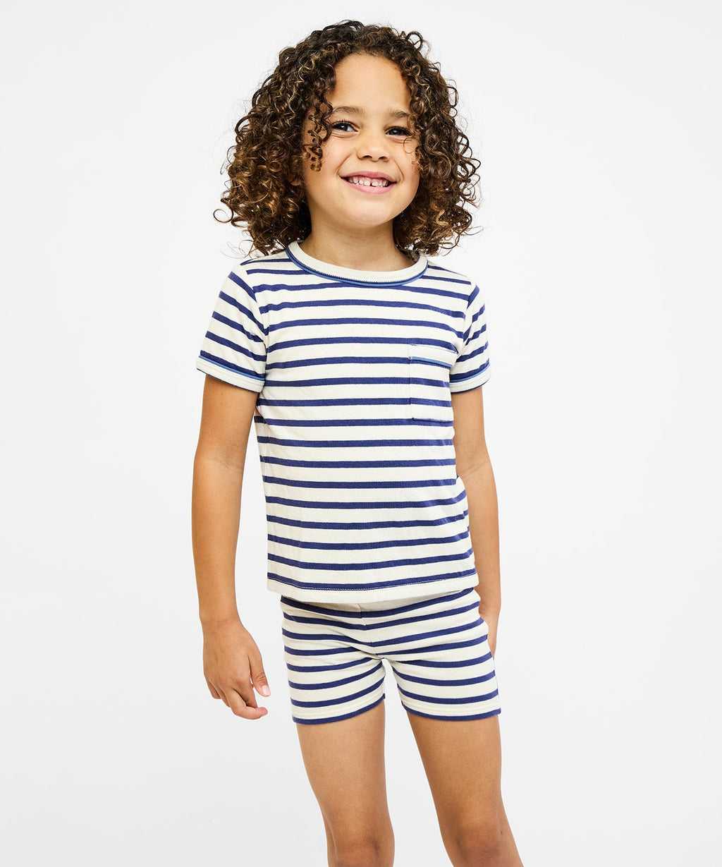 Harley Short in Navy Stripe