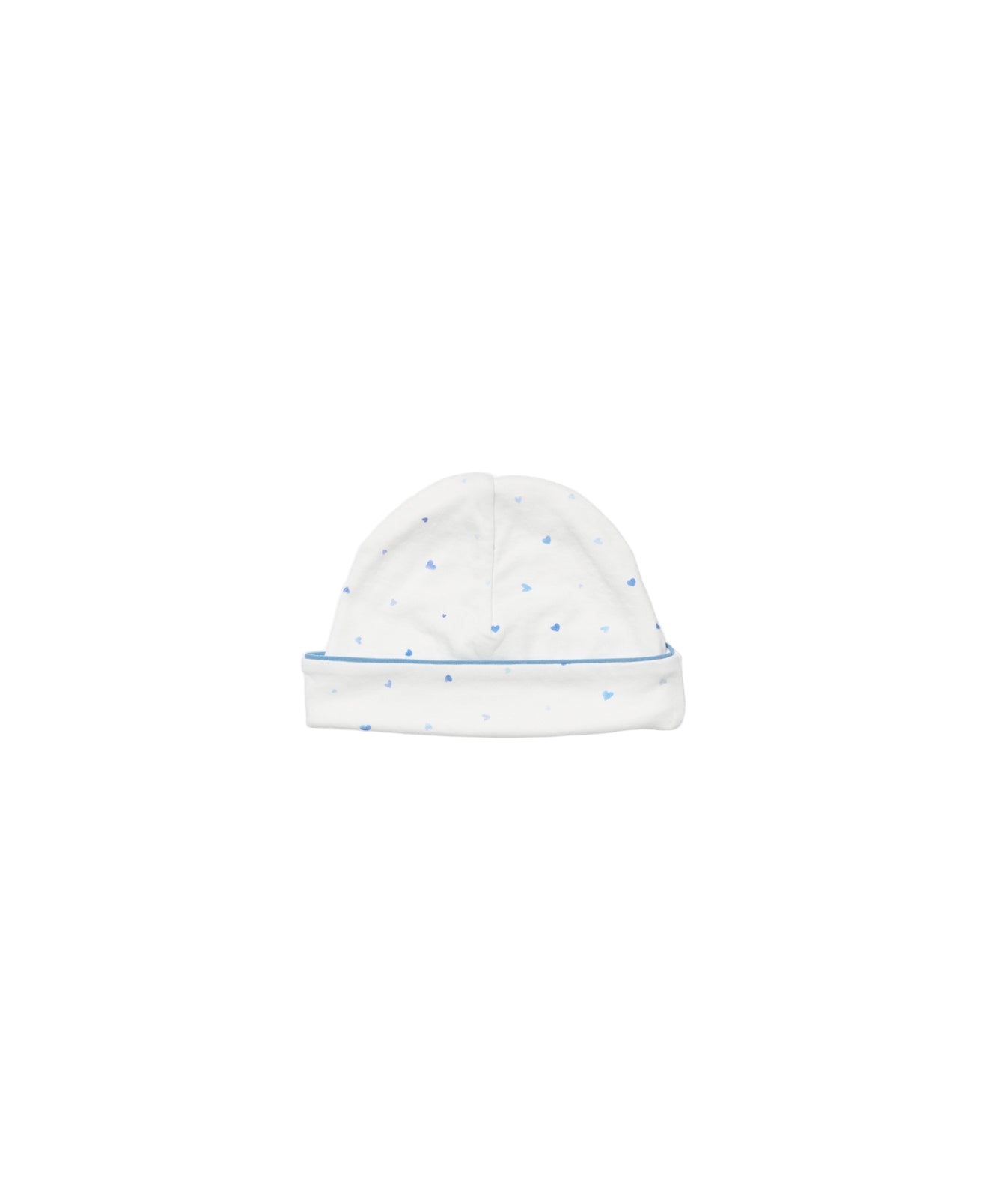 Hazy Hat in Blue Hearts