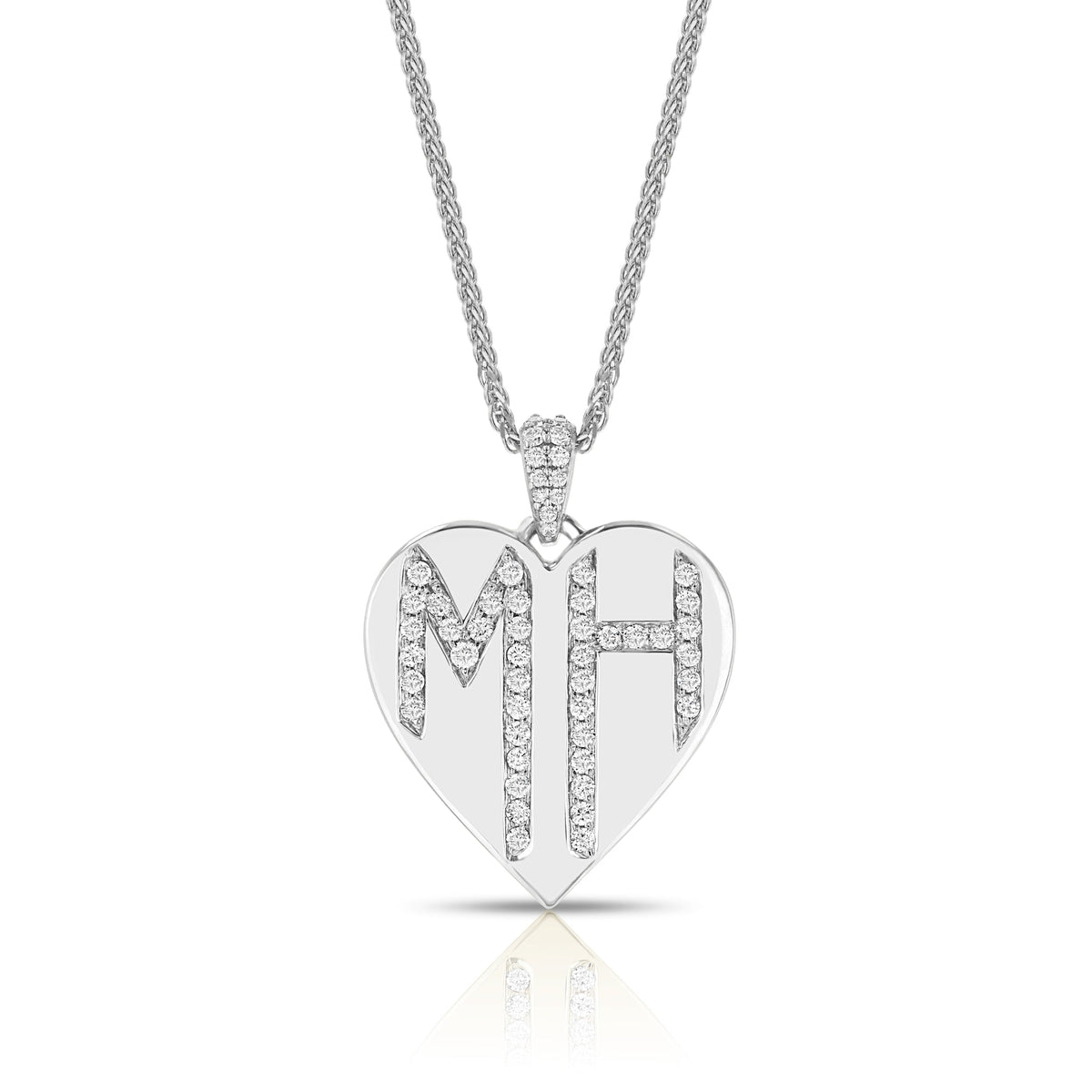 14k white gold
