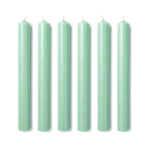 Dinner Candles in Hellebore Green