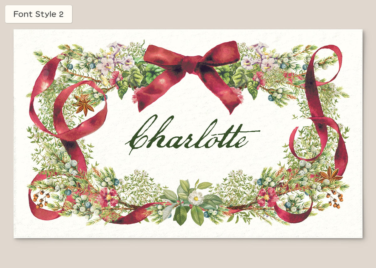 Place Card Form