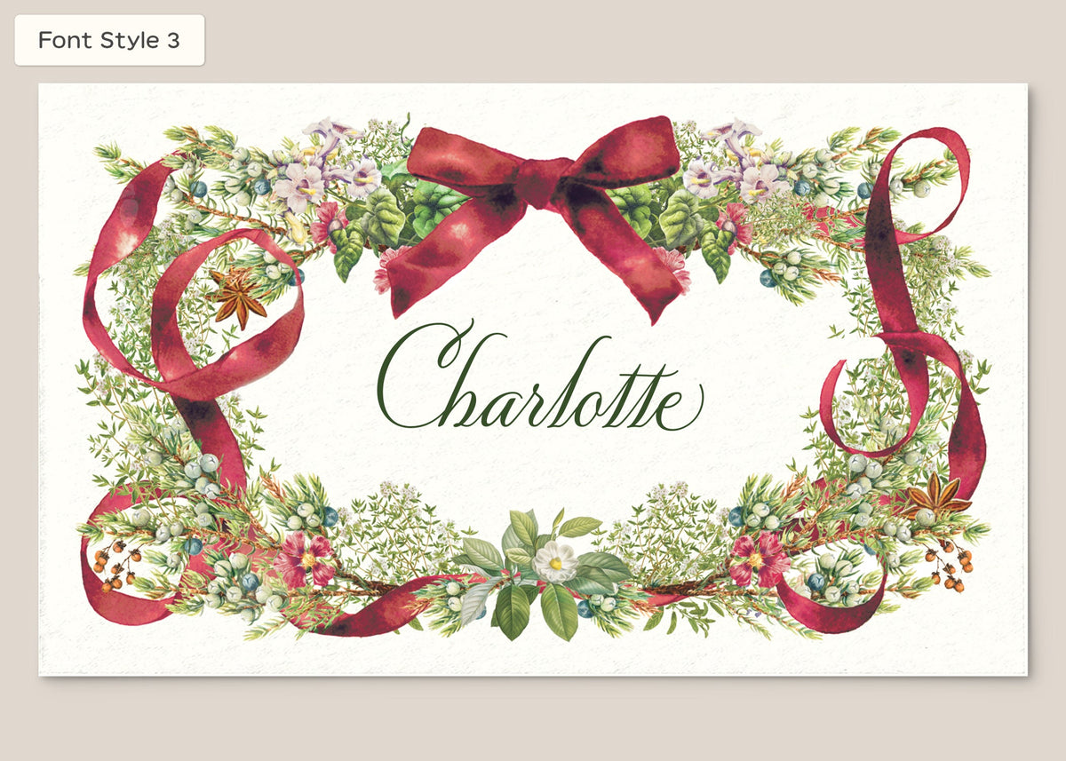 Place Card Form