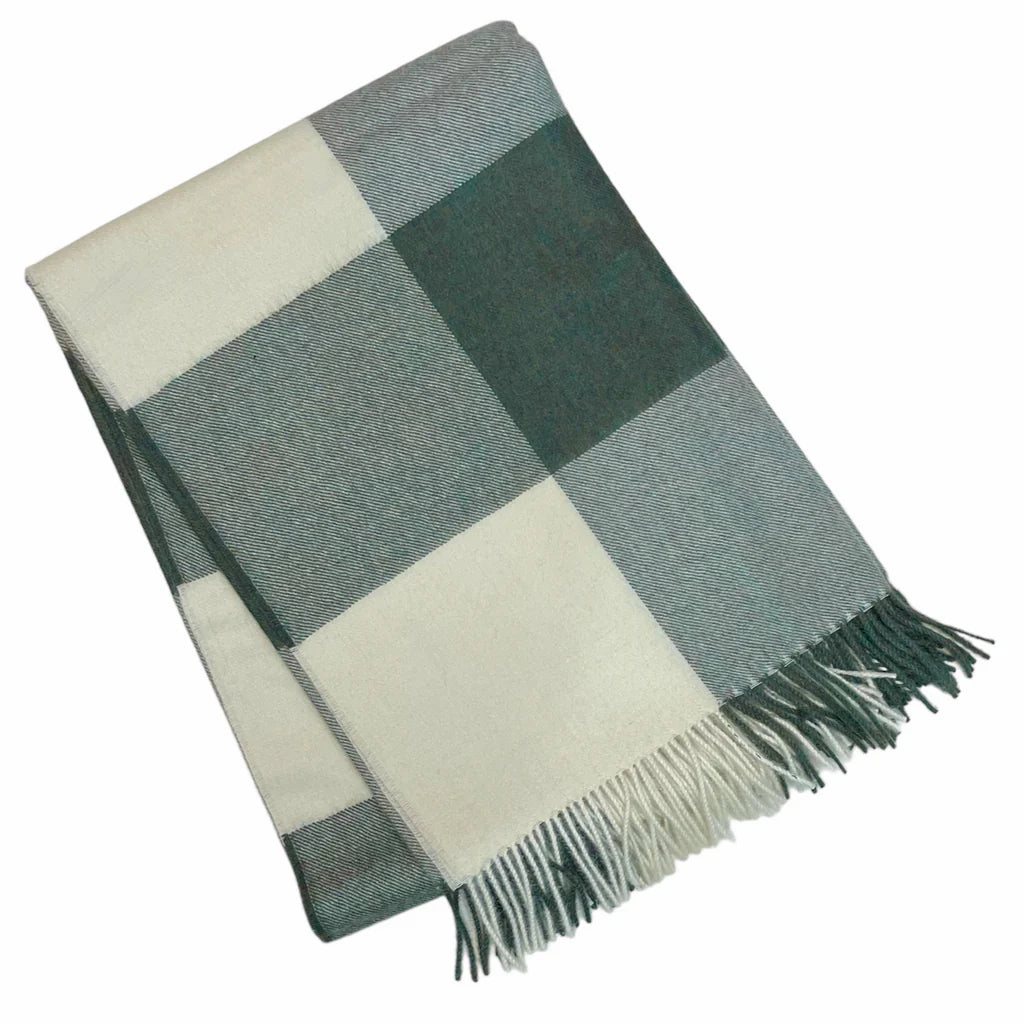Alpaca Buffalo Check with Fringe