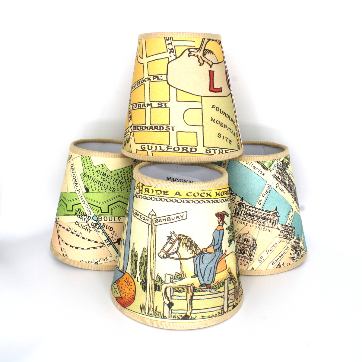 London Maps Shade Covers