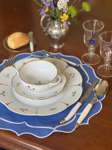 Alhambra Linen Placemat in Palace Blue