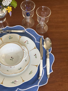 Alhambra Linen Placemat in Palace Blue