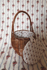 The Baby Garden Basket with Rose Print