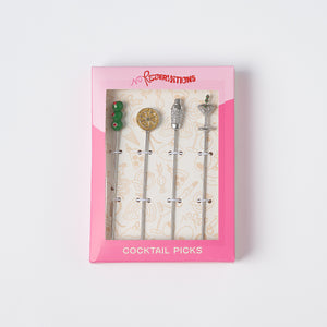 Martini Cocktail Pick, Set of 4