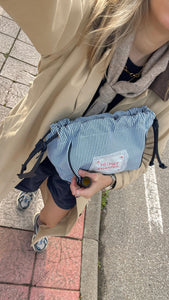 "Camarinas" Pouch in Blue