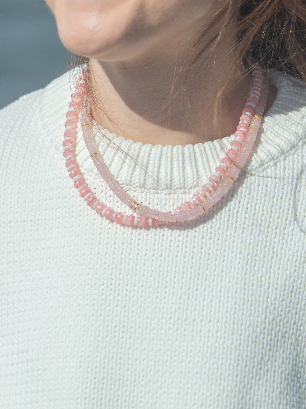 Polly Necklace in Pink