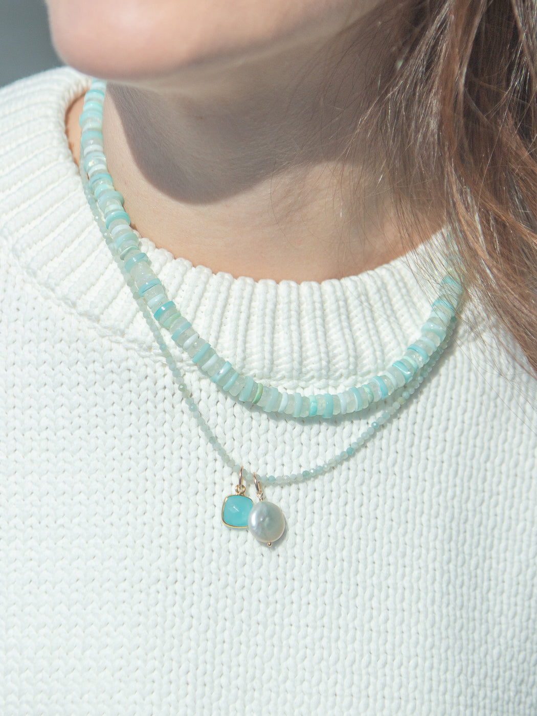 Aria Necklace in Blue