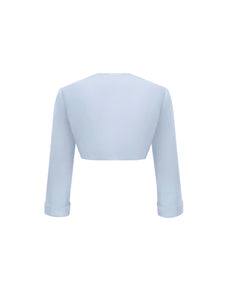 The Liza Bolero in Pale Blue