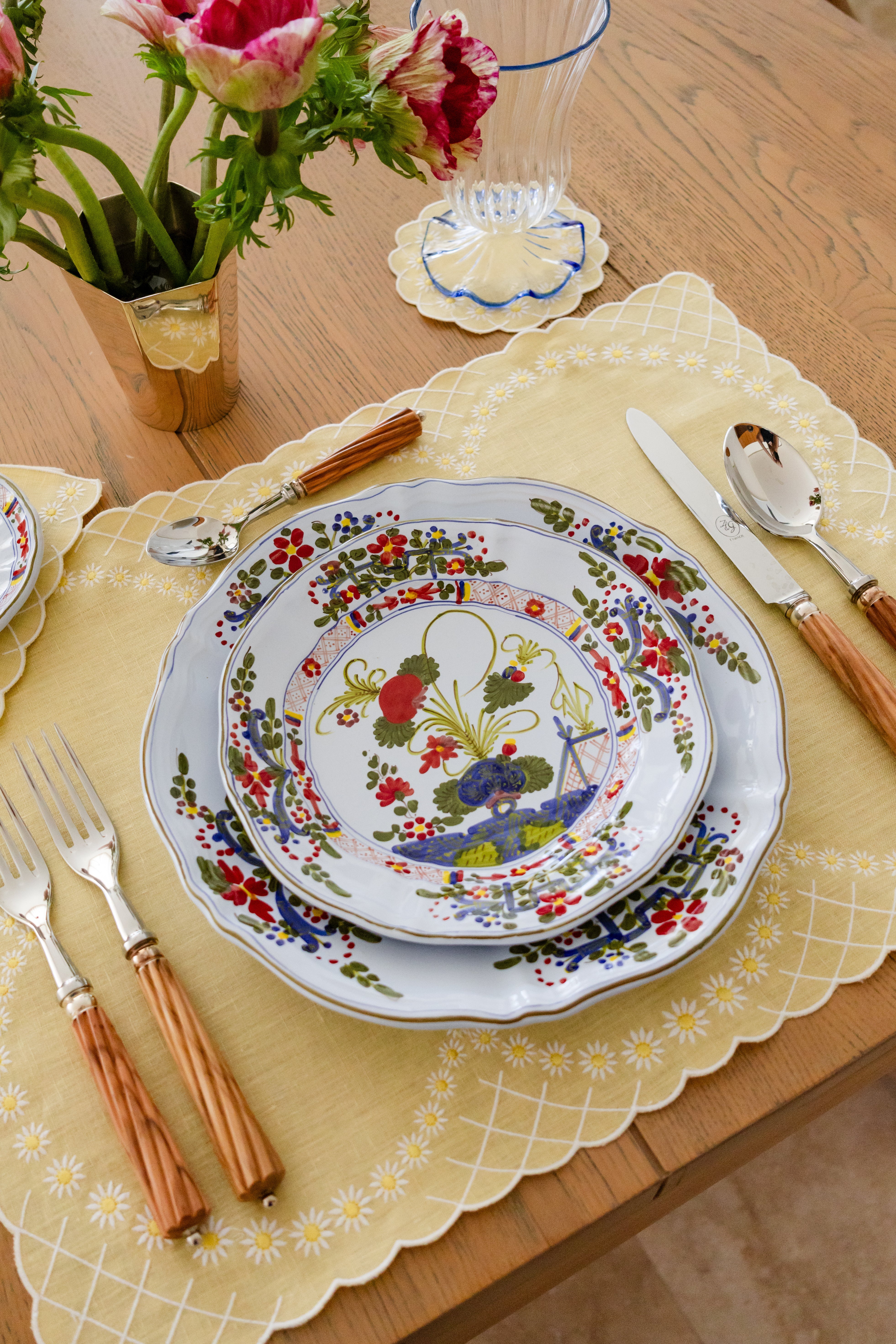 Daisy Placemat in Yellow